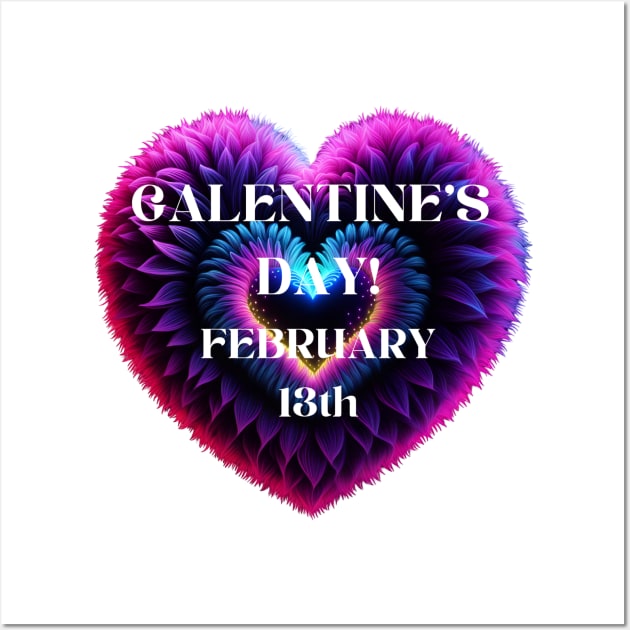 Galentine's Day - 13th February Wall Art by Threads of Diversity!